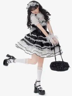 Sweet Lolita Dress Sleeveless Sweet Jumper Lolita Dress