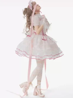 Sweet Lolita Dress Sleeveless Sweet Jumper Lolita Dress