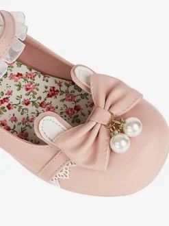 Sweet Lolita Footwear Black Bowknot PU Leather Daily Casual Lolita Shoes