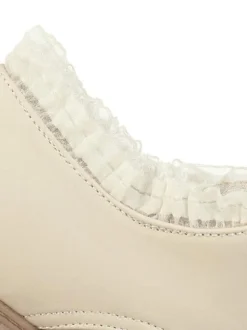 Sweet Lolita Footwear Round Toe Chunky Heel Leather Lolita Shoes