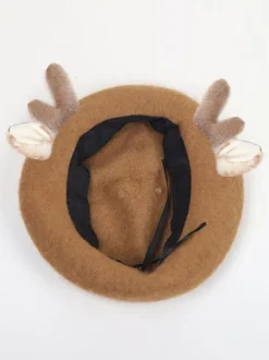Sweet Lolita Hat Coffee Brown Accessory Polyester Lolita Accessories