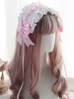 Sweet Lolita Headdress Lace Bows Lolita Headband