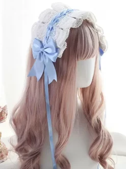 Sweet Lolita Headdress Lace Bows Lolita Headband
