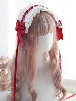 Sweet Lolita Headdress Lace Bows Lolita Headband