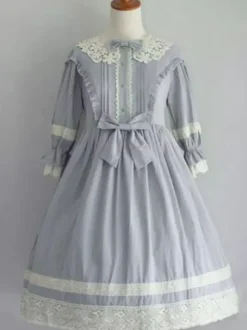 Sweet Lolita OP Dress Black Ruffles Lolita One Piece Dresses