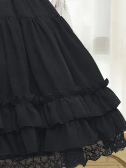 Sweet Lolita Petticoats Lace Woman White Lolita Underskirt