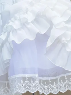 Sweet Lolita Petticoats Lace Woman White Lolita Underskirt