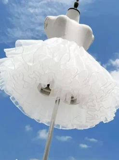 Sweet Lolita Petticoats Woman's White Lolita Skirt