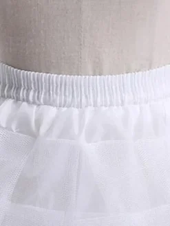 Sweet Lolita Petticoat White Short Organza Tiered Tu Tu Skirt