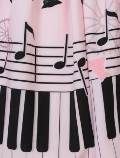 Sweet Lolita Skirt The Cat On The Piano Keys SK Lolita Skirt