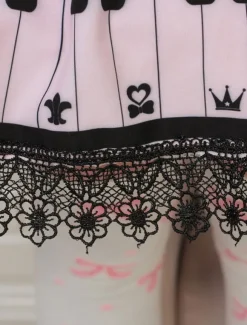 Sweet Lolita Skirt The Cat On The Piano Keys SK Lolita Skirt