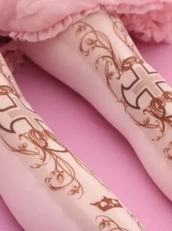 Sweet Lolita Socks Pinks Printed Lolita Stocking