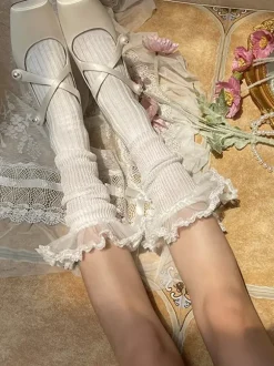 Sweet Lolita Stocking Black Accessory Polyester Lolita Accessories