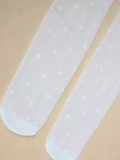 Sweet Lolita Stockings White Thigh High Lolita Socks