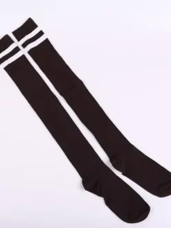 Sweet Lolita Stocking Two Tone Stripe Cotton Knee High Socks