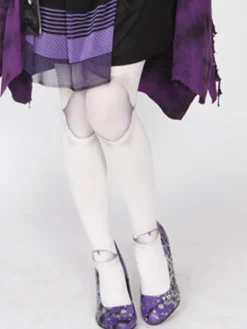 Sweet Lolita Tights Printed White Velvet Lolita Pantyhose