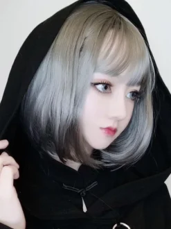 Sweet Lolita Wig Short Bob Light Gray Lolita Hair Wig