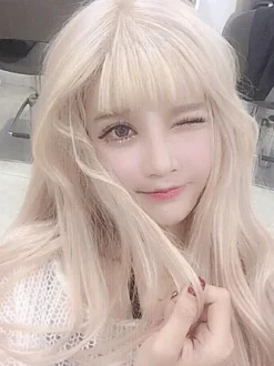 Sweet Lolita Wigs Long Heat Resistant Fiber Blonde Lolita Hair Wigs