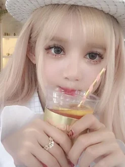 Sweet Lolita Wigs Long Heat Resistant Fiber Blonde Lolita Hair Wigs
