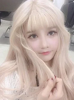 Sweet Lolita Wigs Long Heat Resistant Fiber Blonde Lolita Hair Wigs