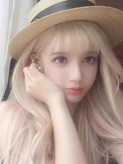 Sweet Lolita Wigs Long Heat Resistant Fiber Blonde Lolita Hair Wigs