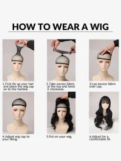 Sweet Lolita Wigs Long Tousled Heat-resistant Fiber As Image Lolita Accessories