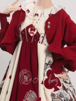 Sweet Ruffles Long Sleeves Top Burgundy
