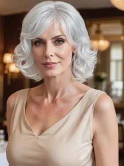 Synthetic Wigs Light Brown Women's Short Wig For Women