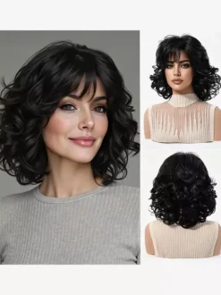 Synthetic Wigs Light Brown Women's Short Wig For Women