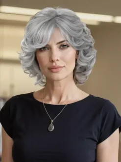 Synthetic Wigs Light Brown Women's Short Wig For Women