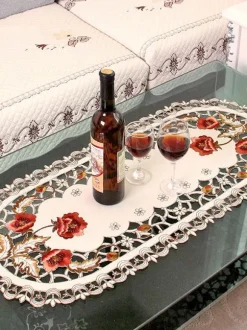Tablecloth Nude Color Polyester Fiber Party Supplies
