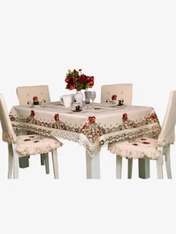 Tablecloth Nude Color Polyester Fiber Party Supplies