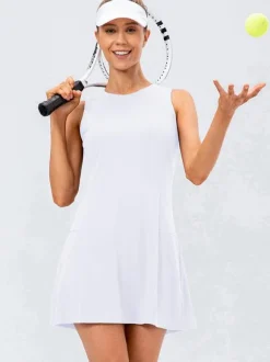 Tennis Dress Sleeveless Golf Activewear For Women