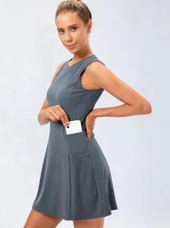 Tennis Dress Sleeveless Golf Activewear For Women