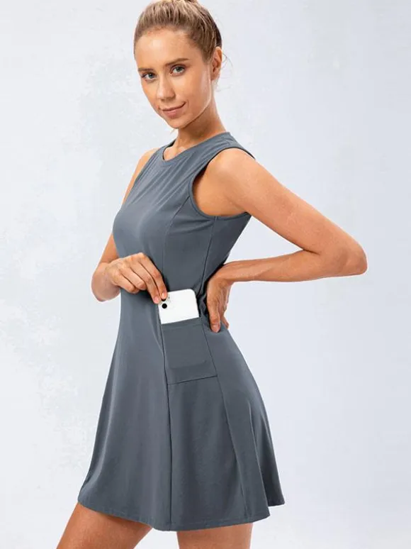 Tennis Dress Sleeveless Golf Activewear For Women