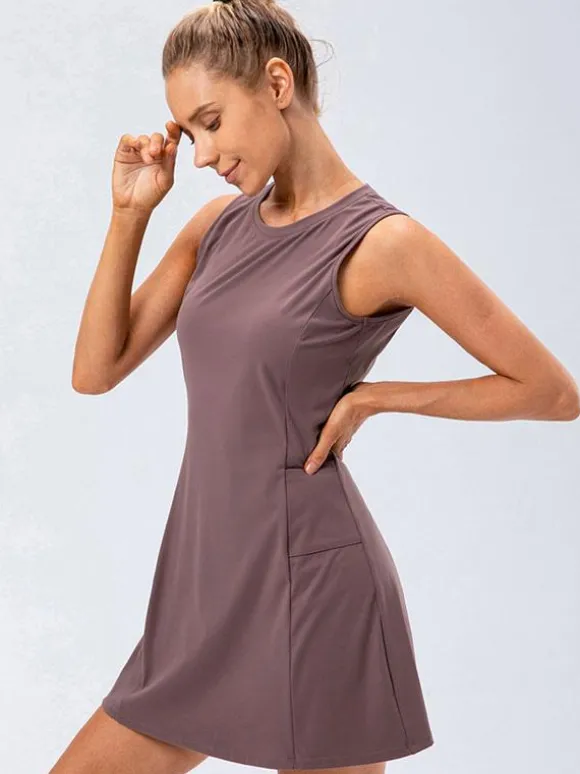 Tennis Dress Sleeveless Golf Activewear For Women