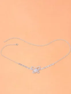 Thigh Chain Butterfly Sparkle Crystal Leg Chain