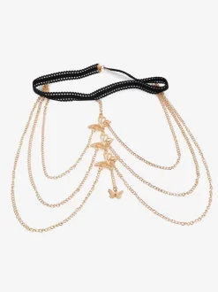 Thigh Chain Butterfly Layered Delicate Beach Vacation Leg Chain