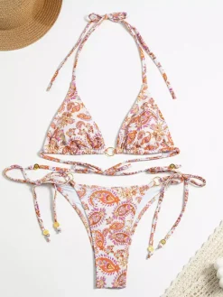 Three Rings Sexy Bikini 2 Piece Swimsuit For Summer Beach 2026