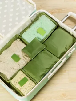 Travel Organizer Garment Bag Storage Suitcase Set