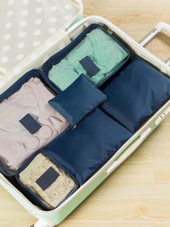 Travel Organizer Garment Bag Storage Suitcase Set