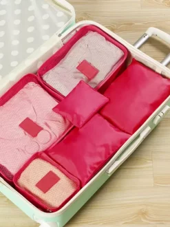 Travel Organizer Garment Bag Storage Suitcase Set