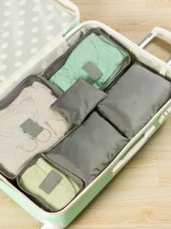 Travel Organizer Garment Bag Storage Suitcase Set