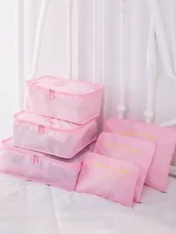 Travel Organizer Garment Bag Storage Suitcase Set