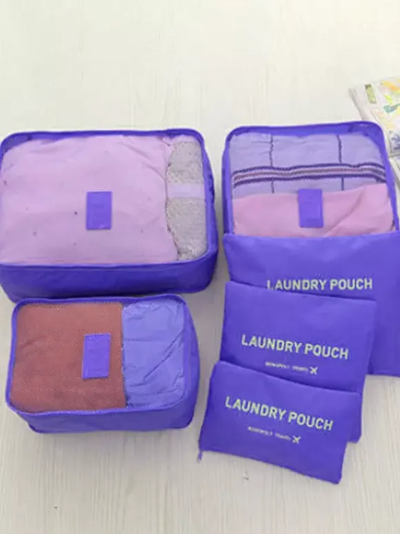 Travel Organizer Garment Bag Storage Suitcase Set