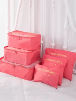 Travel Organizer Garment Bag Storage Suitcase Set