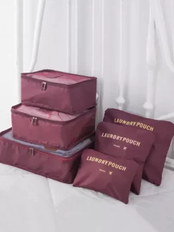 Travel Organizer Garment Bag Storage Suitcase Set
