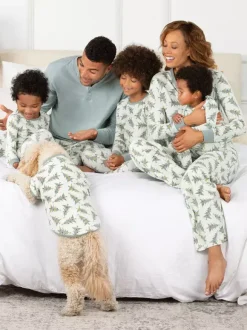 Tree Print Matching Family Christmas Pajamas 2026