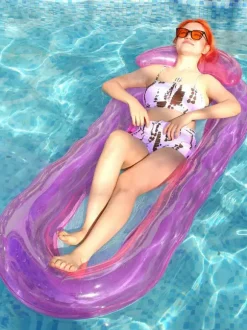Tropical Printed Inflatable Pool Float For Adults 2026