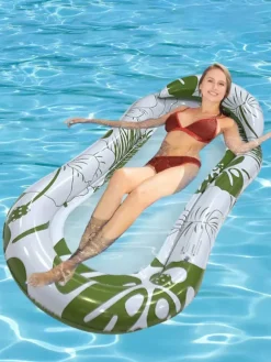 Tropical Printed Inflatable Pool Float For Adults 2026